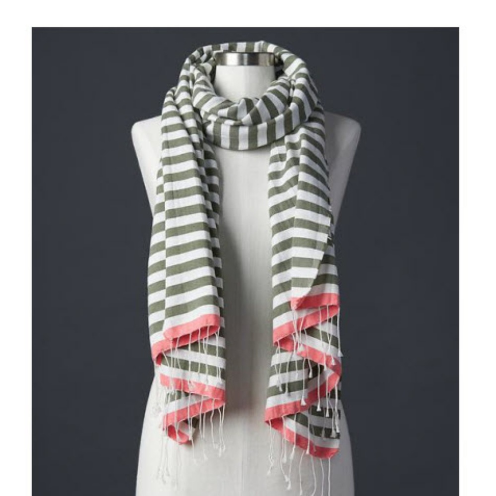 Gap Nautical Striped Cotton Scarf